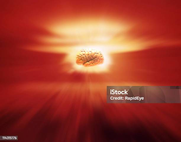 The Mind Of Modern Man Stock Photo - Download Image Now - Exploding, Human Brain, Nuclear Weapon