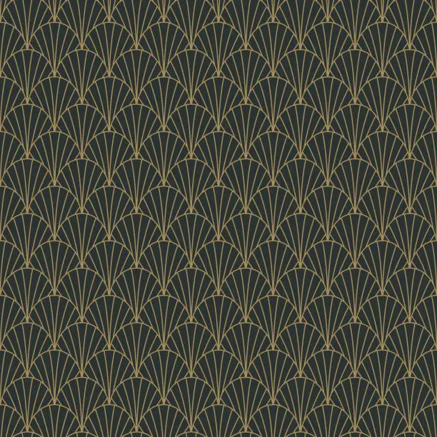 Vector illustration of Art Deco Seamless Pattern