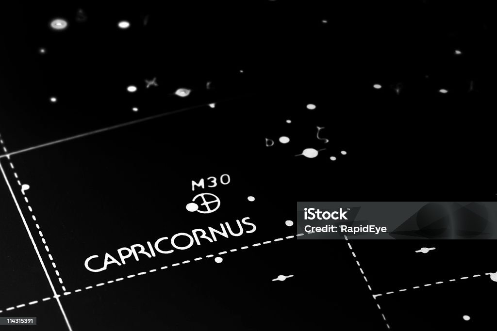 Signe du capricorne constellation - Photo de Astronomie libre de droits