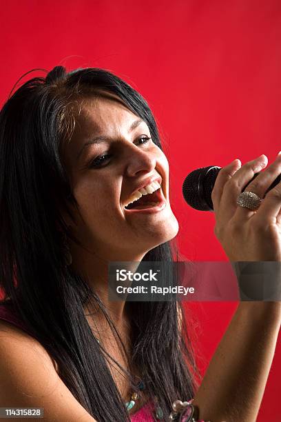 Singer Stock Photo - Download Image Now - Adult, Adults Only, Cheerful