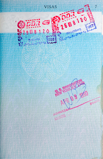 Passport stamp from China