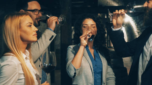 istock Friends tasting wine together 1143163518