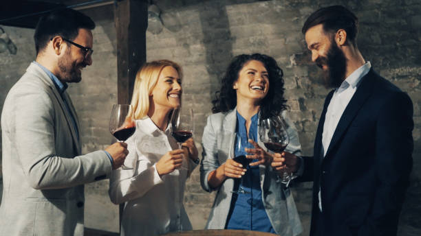 istock Friends tasting wine together 1143163520