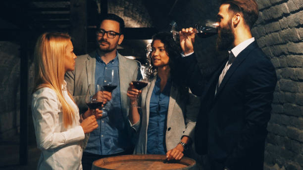 istock Friends tasting wine together 1143163522