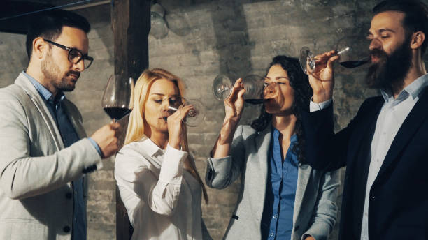 istock Friends tasting wine together 1143163523