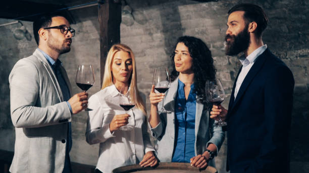 istock Friends tasting wine together 1143163527