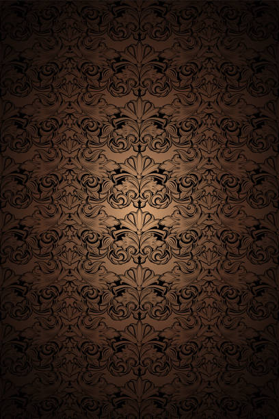 istock vintage Gothic background in gold, bronze, caramel, chocolate, and black 1143166993