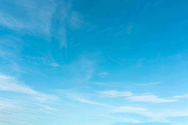 istock Summer blue sky soft clear Cloudy background. Puffy Cloud move by windy on beach concept Felling good-tempered relaxing  sunset wallpaper, sunrise journey to travel in tropical fog shiny mist style 1143167017
