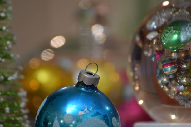 istock Christmas Ornaments and Glow of Lights 1143168681