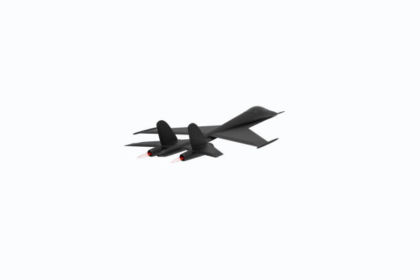 istock 3d rendering of nice air force palne isolated with single color 1143170484