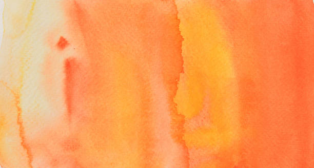 istock Abstract background by hand drawn brown with orange and red color liquid drip 1143172807