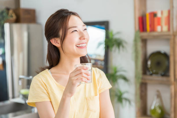 young attractive asian woman