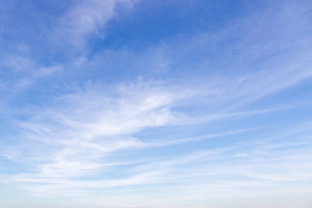 istock The vast sky and the white clouds float in the sky. 1143184335