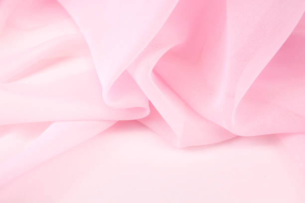 istock Texture chiffon fabric pink color for backgrounds 1143185530