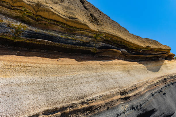 istock Sediment layers in El Teide National Park Tenerife, Spain 1143188322