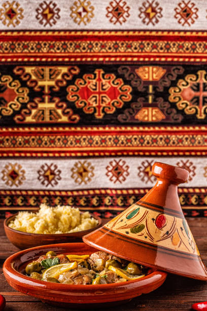 istock Traditional Moroccan chicken tagine with olives and salted lemons 1143191809