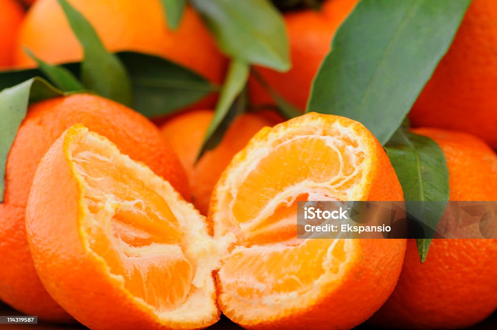 Grünen Seedless Mandarinen - Lizenzfrei Antioxidationsmittel Stock-Foto