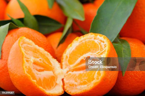 Grünen Seedless Mandarinen Stockfoto und mehr Bilder von Antioxidationsmittel - Antioxidationsmittel, Auseinander, Ballaststoff