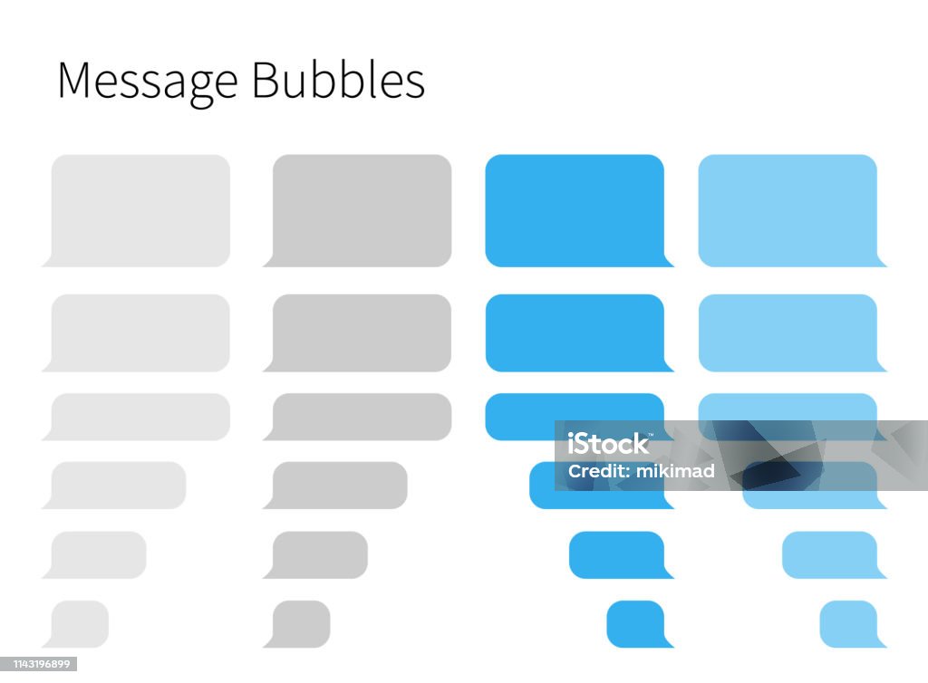 Text Messaging. Smartphone, realistic vector  illustration Speech Bubble stock vector