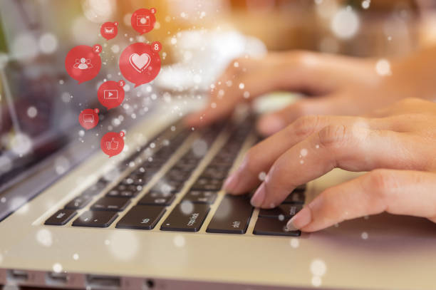 istock Social media and social network. 1143201522