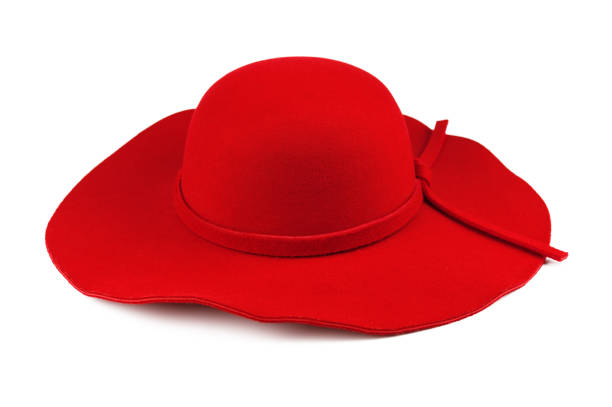 istock Elegant woman red hat 1143201529