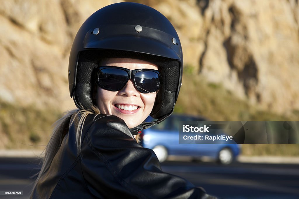 Easy Rider w spódnicy - Zbiór zdjęć royalty-free (Dorosły)