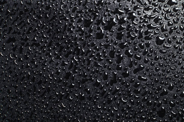 istock Perspiration, water droplets on the surface after rain. Drops in the backlight.Summer coolness in the water. 1143211537