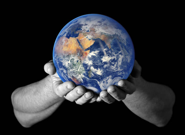 istock Earth in my hands - East view 1143213917