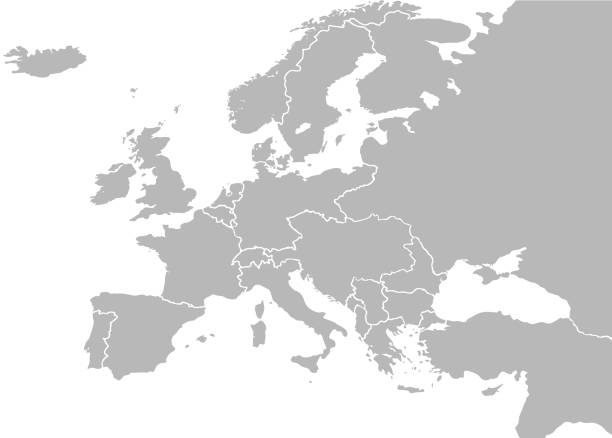 ベクターマップヨーロッパ1914 - 1918点のイラスト素材／クリップアート素材／マンガ素材／アイコン素材