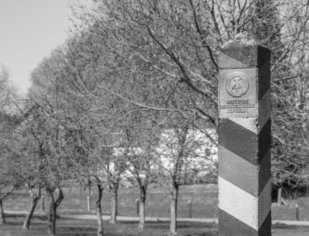 istock Border pillar of the former GDR 1143229924