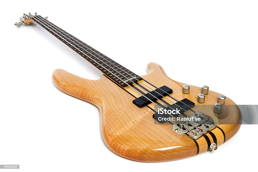 Modern bass guitar  Bass Guitar Stock Photo