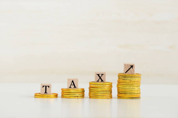 istock Increasing tax images 1143232253