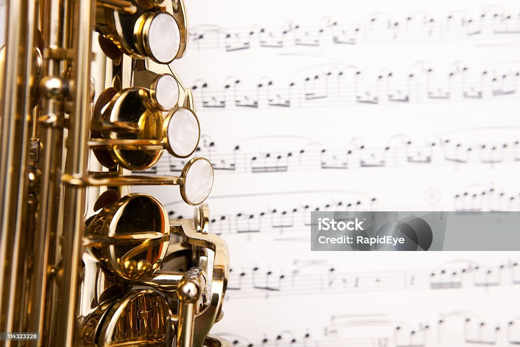 Muzyka Saksofon na - Zbiór zdjęć royalty-free (Beebop)