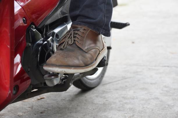 istock Shift Into First Gear and Upshift into higher gears. on a Motorcycle 1143233683