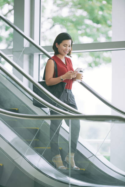 istock Young businesswoman in office centre 1143235756