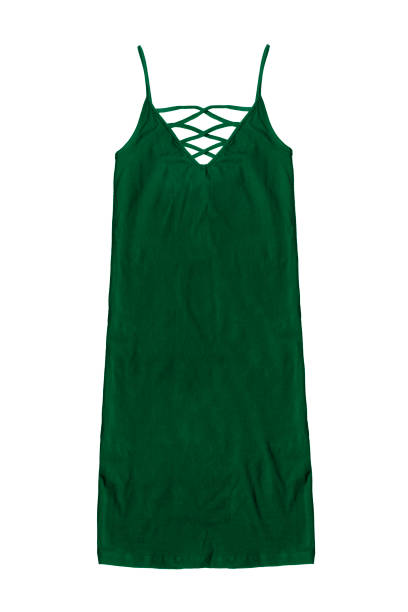 istock Green dress isolated 1143235860
