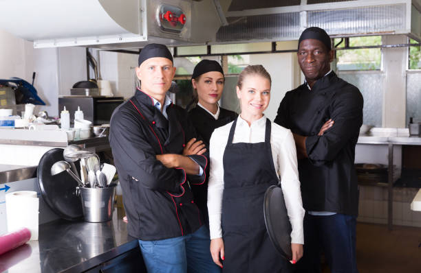 istock Confident team of chefs 1143236153