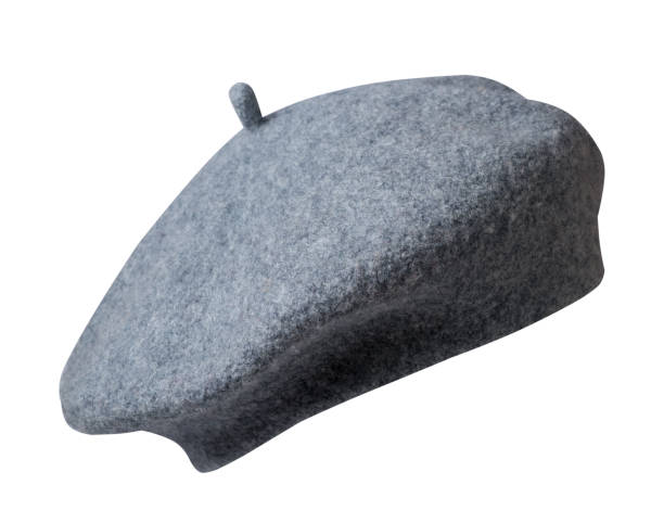 istock Beret isolated on white background. hat female beret 1143237471