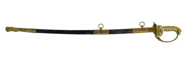 istock cavalry saber isolated on white background. vitaja saber 1143238157