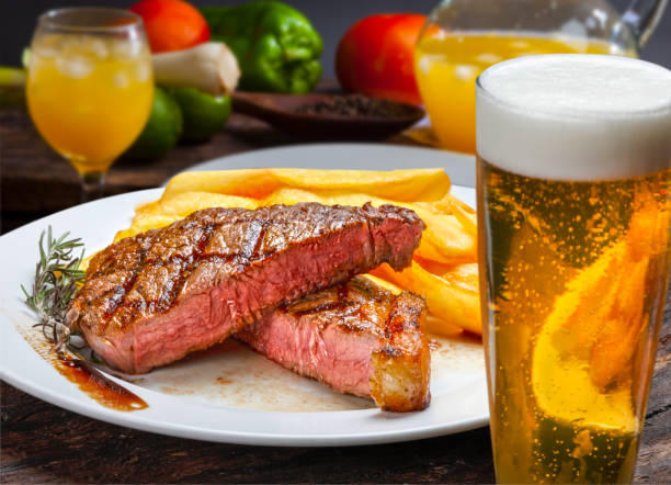 istock Steak with fries 1143241223