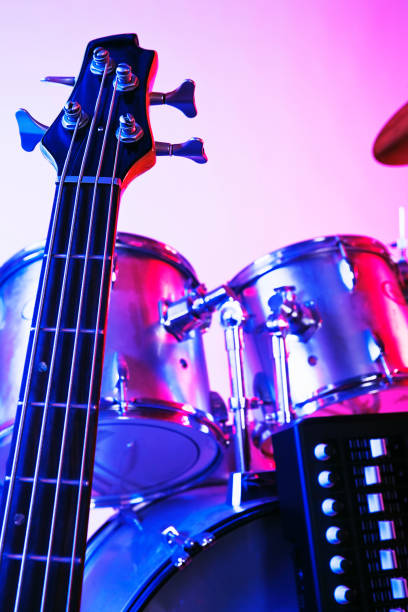 istock Guitar, synthesizer and drums 114324592