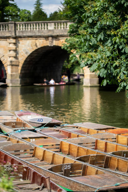 istock Boating In Punts On River Cherwell In Oxford 1143246118
