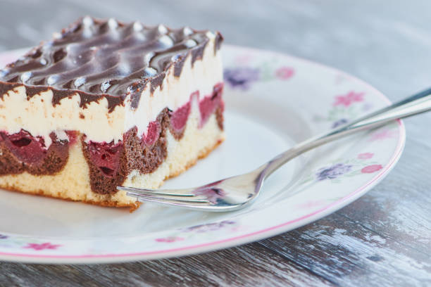 famous cake in Germany called Donauwelle is a chocolate covered cake with butter cream and sour cherries