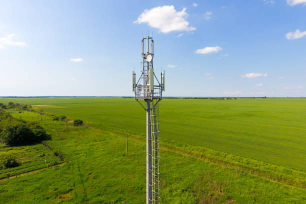 istock Cellular tower. Equipment for relaying cellular and mobile signal 1143250273