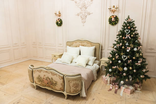 istock Christmas decor in a bright room before the new year 1 1143251585