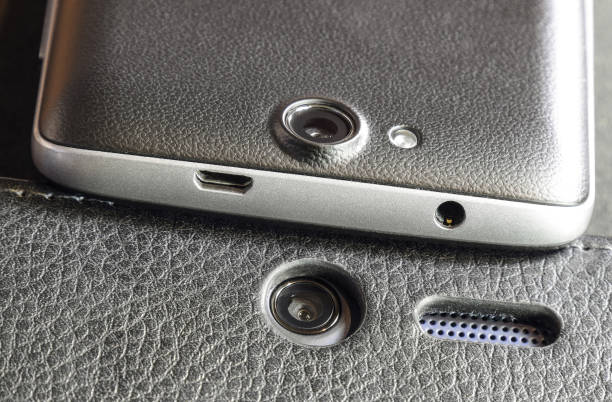 istock Cellphone Digital Camera. Smartphone Camera Lens Closeup 1143253603