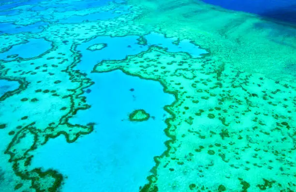 Heart reef, Great Barrier reef, Australia