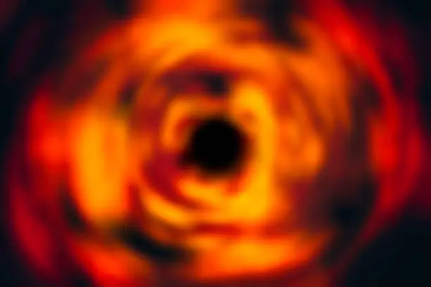 Blackhole M87 in space