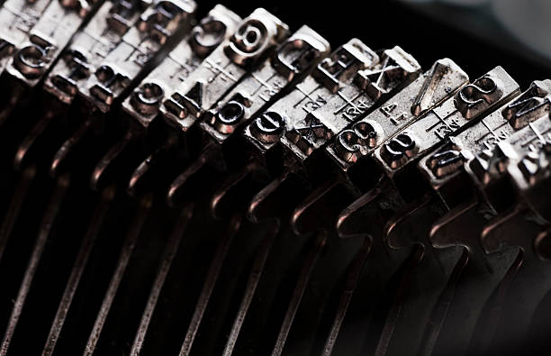 istock Keys of vintage manual typewriter 114325727