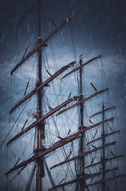 istock The Sails of Pirate Ship 1143258881
